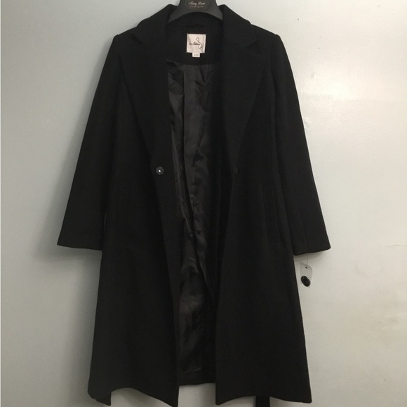 SAM EDELMAN LONGLINE BELTED WRAP COAT M - Picture 7 of 16